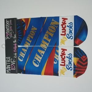 2/$15 Champion My Lucky Sock by MantraLove